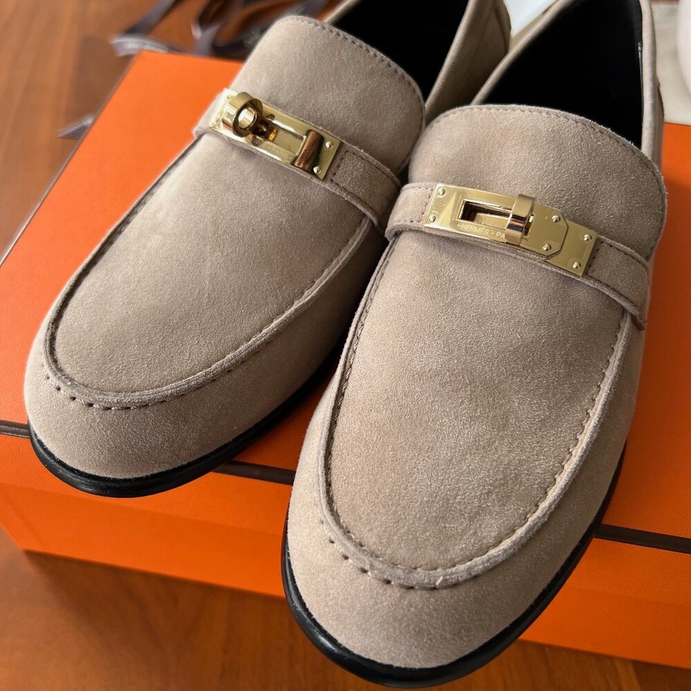 Hermes Destin Loafer in Beige - Brand New